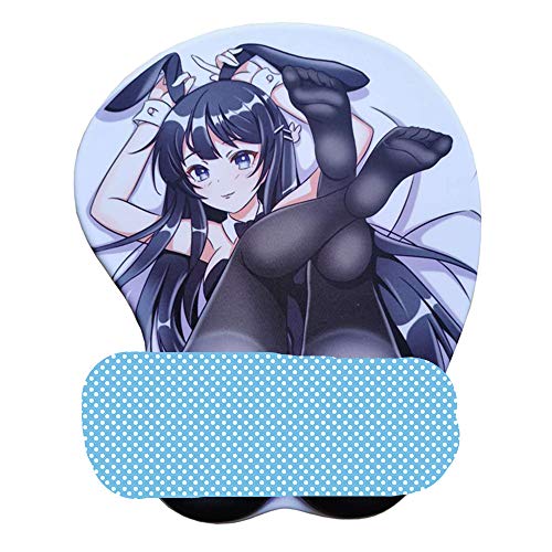 fonyell Rascal Does Not Dream Of Bunny Girl Senpai Anime Silikagel Handgelenkstütze Mousepad Kissen