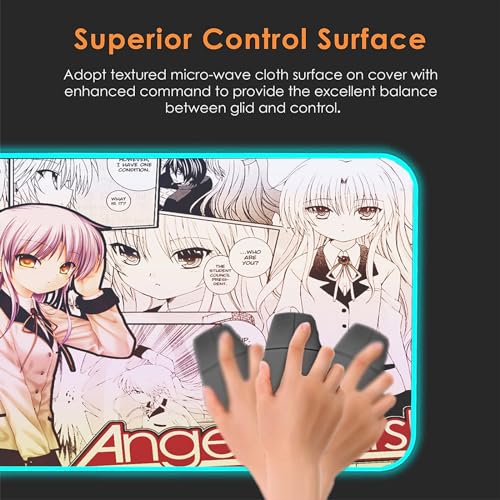 Mousepad Gaming Süßes Waifu Tastaturmatte Heimbüro Anime XXL dicken Tischset