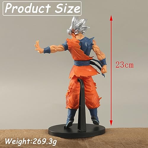Anime Figuren, Super Saiya Goku Figuren Vinyl-Sammelfigur Sammler Figur Für und 23CM