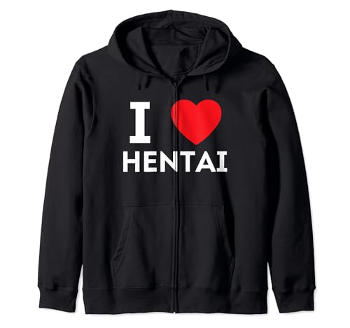 Ich liebe Hentai Kapuzenjacke