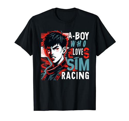 r Anime-Fahrsimulator Boy Who Loves Simulator" T-Shirt