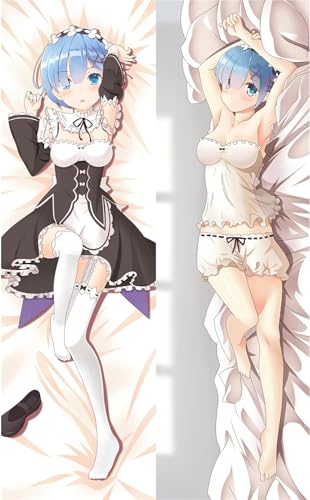 RuiHao Anime Manga Kissenhülle Für Hentai Waifu Uncensored,Anime Pillowcase Digitaler Doppelseitig