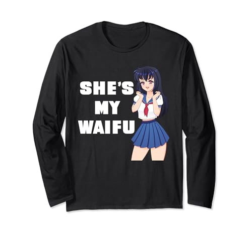 Sie ist mein Waifu-Anime-Paar Langarmshirt | Dein Otaku Shop für Anime, Dakimakura, Ecchi und mehr