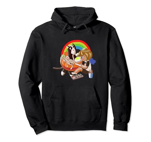 Anime und Skizzieren ein Waifu das liebt Pullover Hoodie