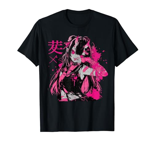 Goth Grunge Dämon Anime Girl Waifu Horror Alt-Ästhetik T-Shirt