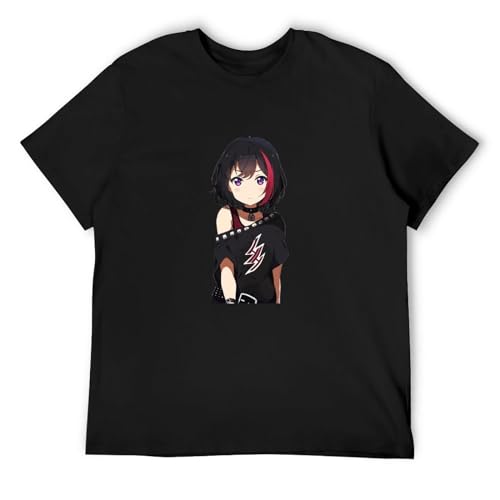 Mens Cool Hentai Haven T-Shirt Black Camicie