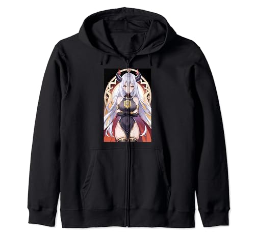 Anime Ästhetisches GothicDämonenmädchen Kawaii Waifu