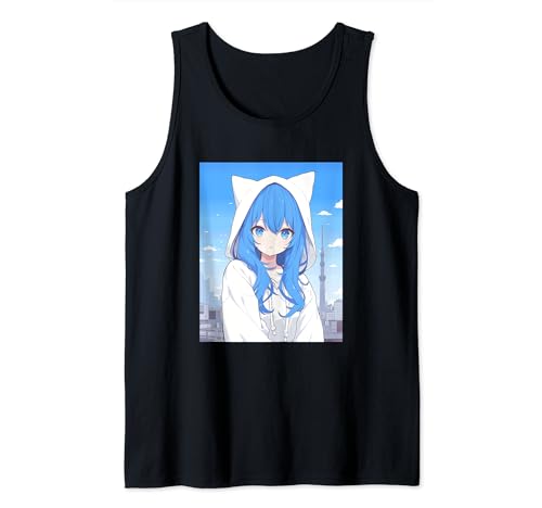 Anime Girl Waifu Japanese Aesthetic Kawaii Otaku Tank Top