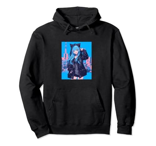 Japanese Anime Girl Pullover Hoodie
