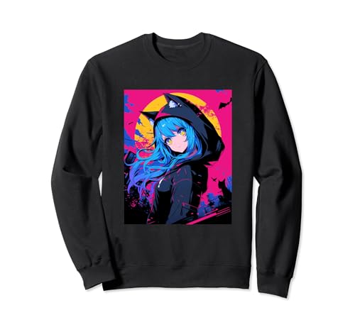 Kawaii Anime Girl Waifu Otaku Japanese Aesthetic Sweatshirt