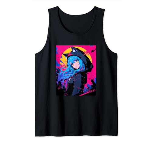 Kawaii Anime Girl Waifu Otaku Japanese Aesthetic Tank Top