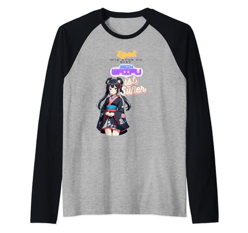 Mein Waifu ist Süßer Spruch Raglan