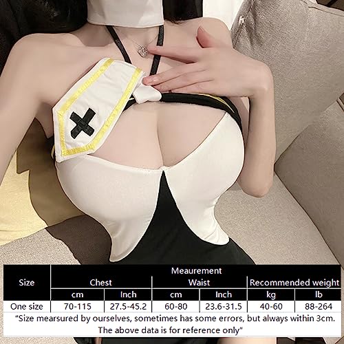 SNOMYRS Sexy Nonne Kostüm Anime Cosplay Dessous – Bild 7