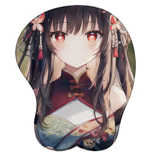 Anime Hutao 3D Mousepad mit Handgelenkauflage Gaming