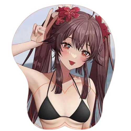 Anime Hutao 3D Mousepad mit Handgelenkauflage Gaming
