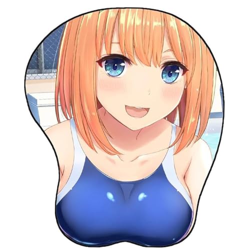 Anime Nakano Yotsuba 3D Mousepad mit Handgelenkauflage
