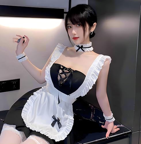 JasmyGirls Maid Dress Sexy Outfits Damen Halloween – Bild 4