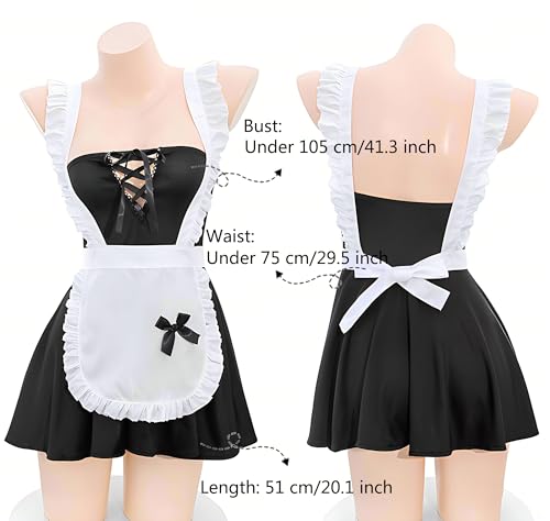 JasmyGirls Maid Dress Sexy Outfits Damen Halloween – Bild 7