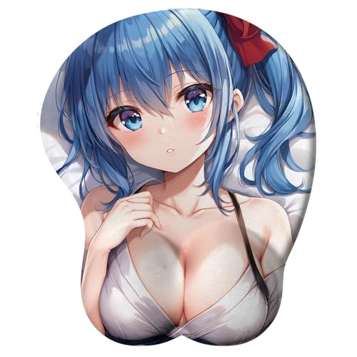 Anime Girl Ästhetisches Waifu Mousepad mit