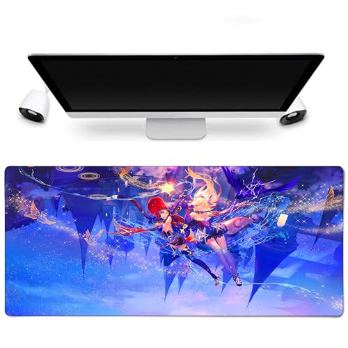 XXL Genshin Anime Mousepad –Mona Fischl 900xmm pad Basis