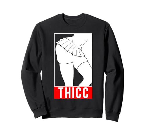 Lustiges Ecchi Hentai Anime TShirt – Thicc Short Skirt