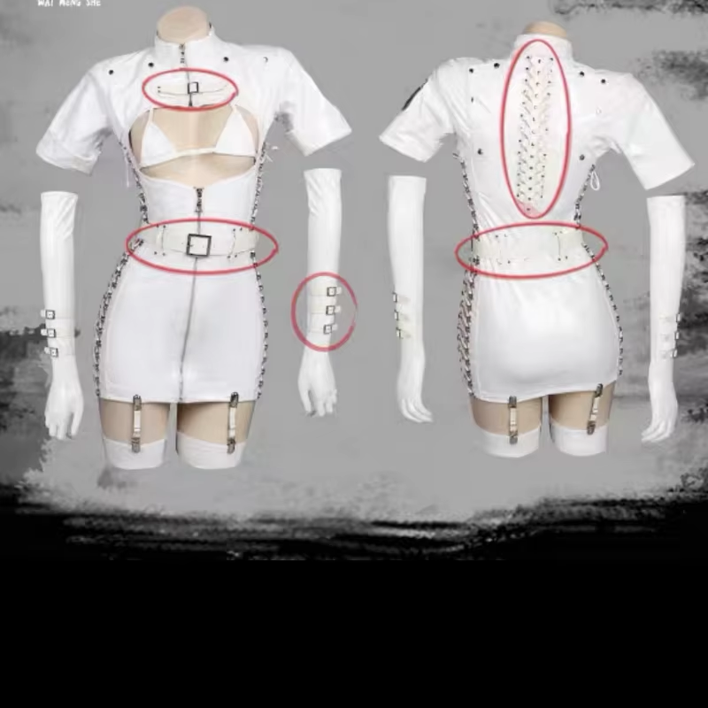 sexy dark reign nurse cosplay costume leather dress leotard elastic clack hot anime cosplay full set sexy dark reign nurse cosplay costume leather dress leotard elastic clack hot anime cosplay full set