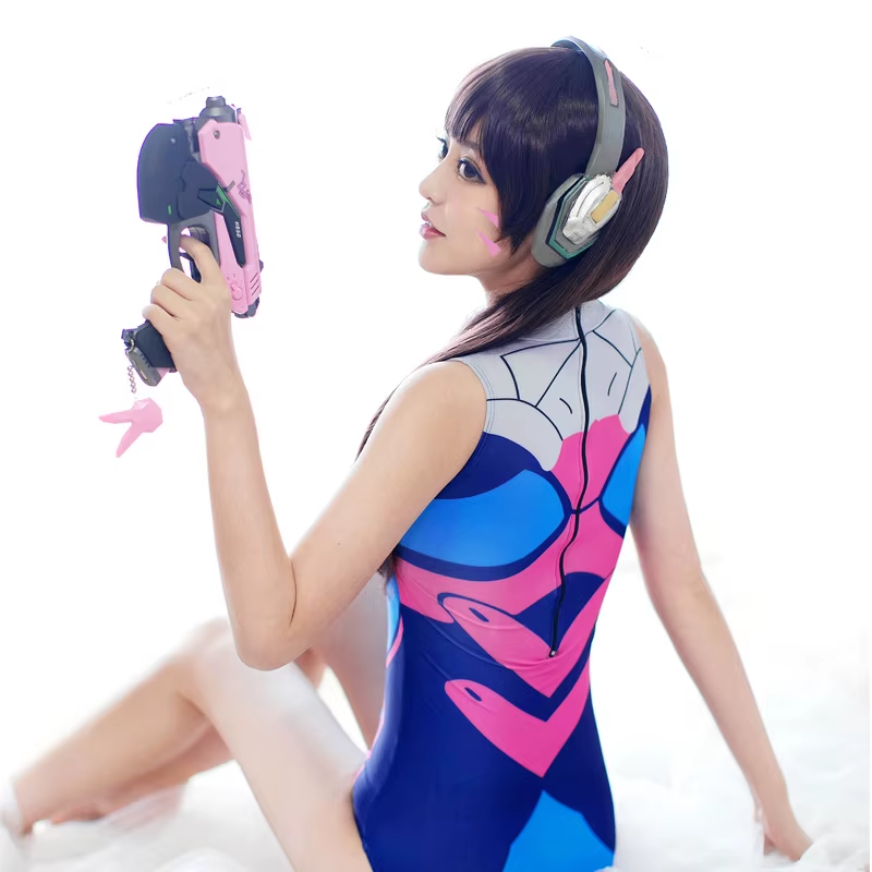 sexy game ow d.va cosplay costume dva mercy cosplay sukumizu spandex anime swimsuit one piece swimwear bathing suit sexy game ow d.va cosplay costume dva mercy cosplay sukumizu spandex anime swimsuit one piece swimwear bathing suit