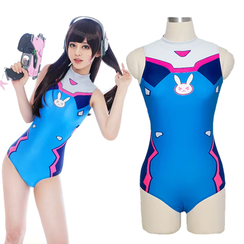 sexy game ow d.va cosplay costume dva mercy cosplay sukumizu spandex anime swimsuit one piece swimwear bathing suit sexy game ow d.va cosplay costume dva mercy cosplay sukumizu spandex anime swimsuit one piece swimwear bathing suit