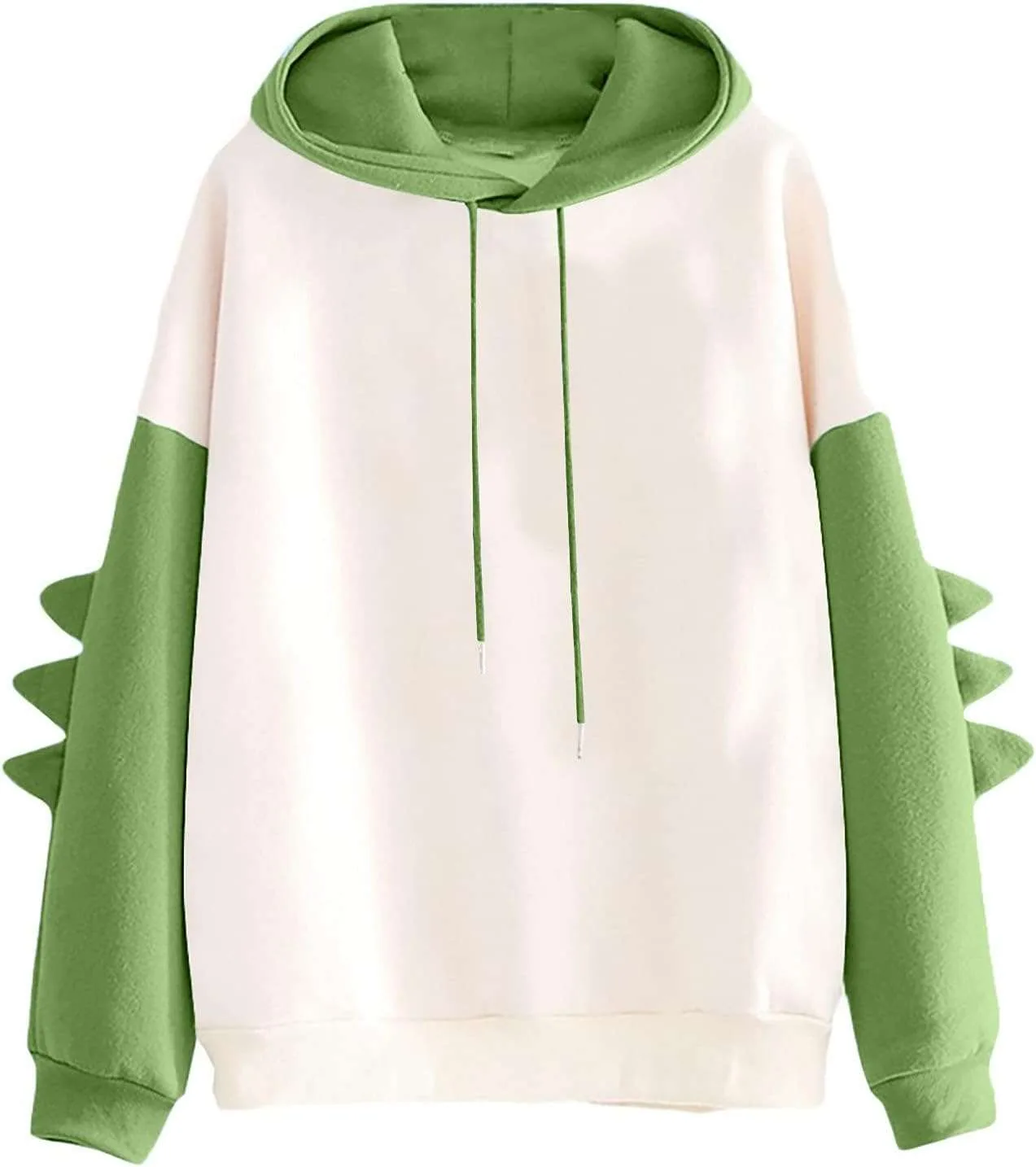 Hoodie Damen Kawaii Pullover Dinosaurier Kapuzenpullover Oversize Sweatshirt Baumwolle Oberteile Elegant Kapuzenpulli Hoody mit Kapuze Hoodies für Damen Mode Damenpullover Sweatshirts Damenpullover